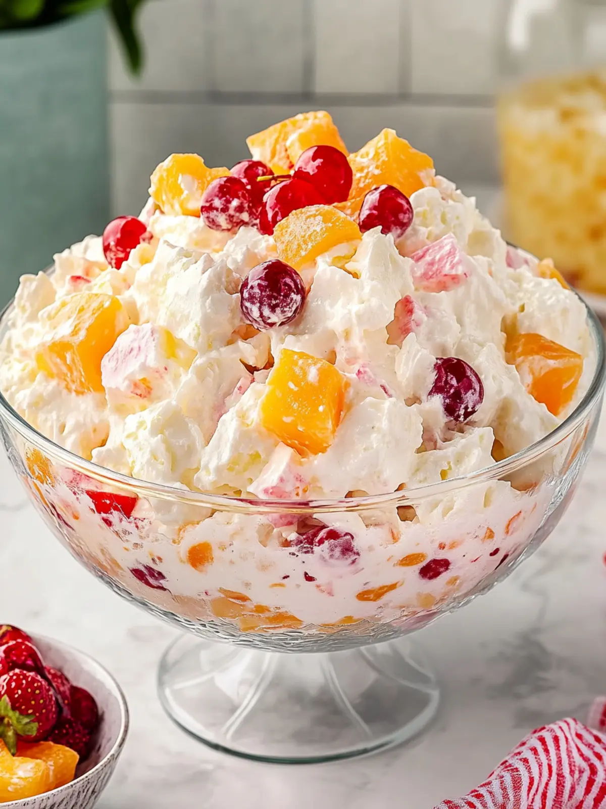 Delicious Ambrosia Salad: The Ultimate Crowd-Pleaser Treat 2 Ambrosia Salad