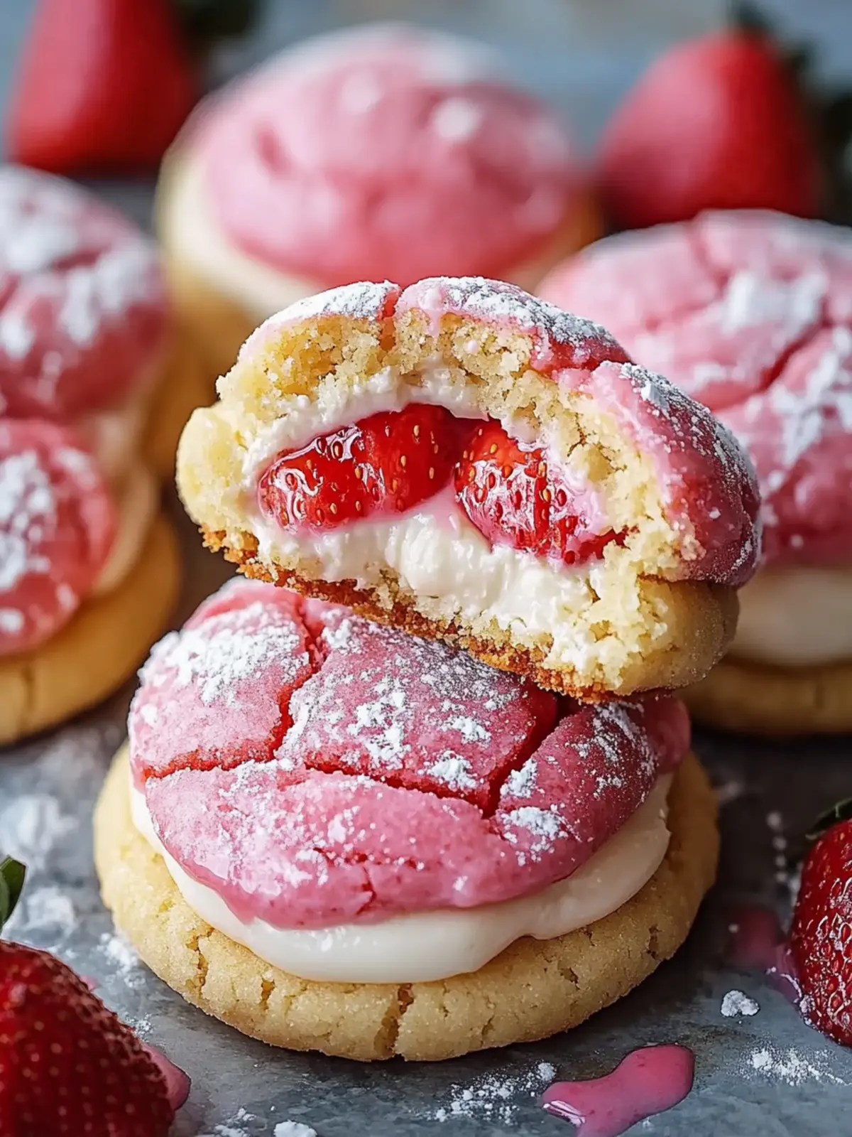 Strawberry Cheesecake Cookies – A Sweet Twist on Tradition 2 Strawberry Cheesecake Cookies