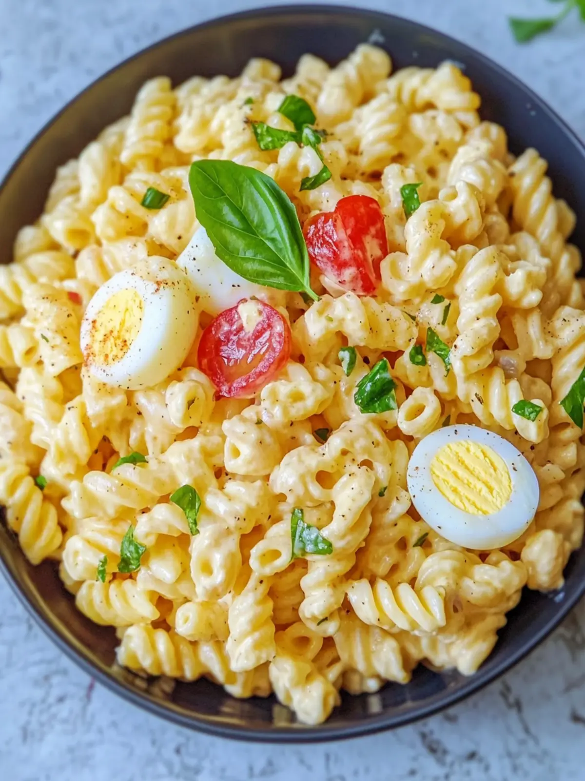 Deviled Egg Pasta Salad: Creamy Perfection for Every Gathering 5 Deviled Egg Pasta Salad