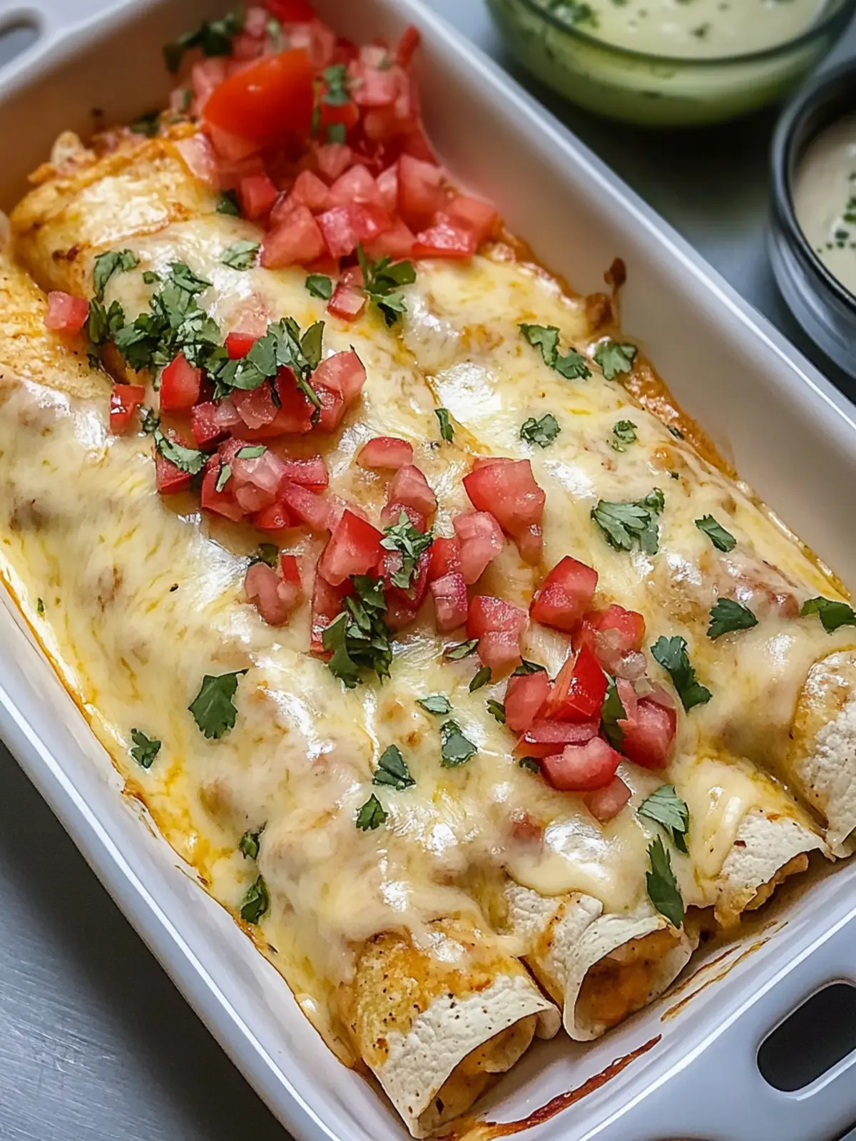 Savory Queso Chicken Enchiladas for a Quick Family Feast 3 Queso Chicken Enchiladas