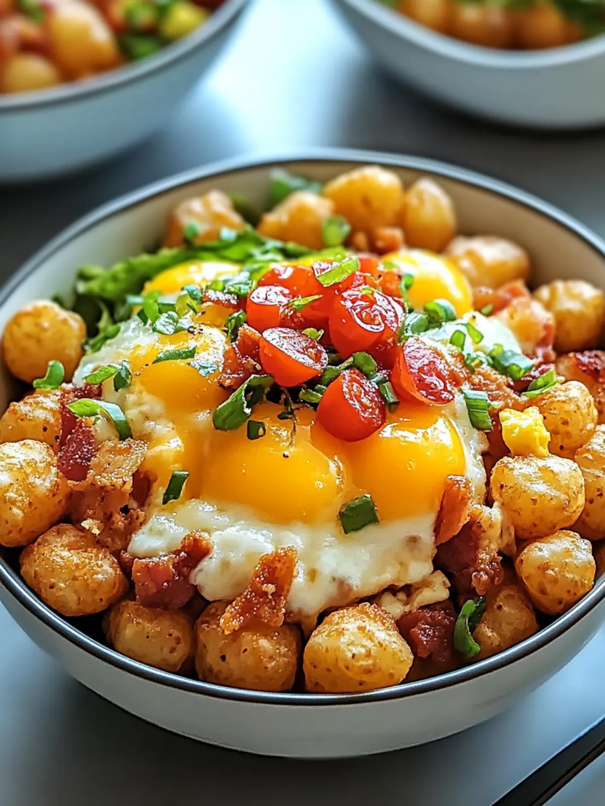 Tater Tot Breakfast Bowl: The Ultimate Morning Comfort Food 2 Tater Tot Breakfast Bowl