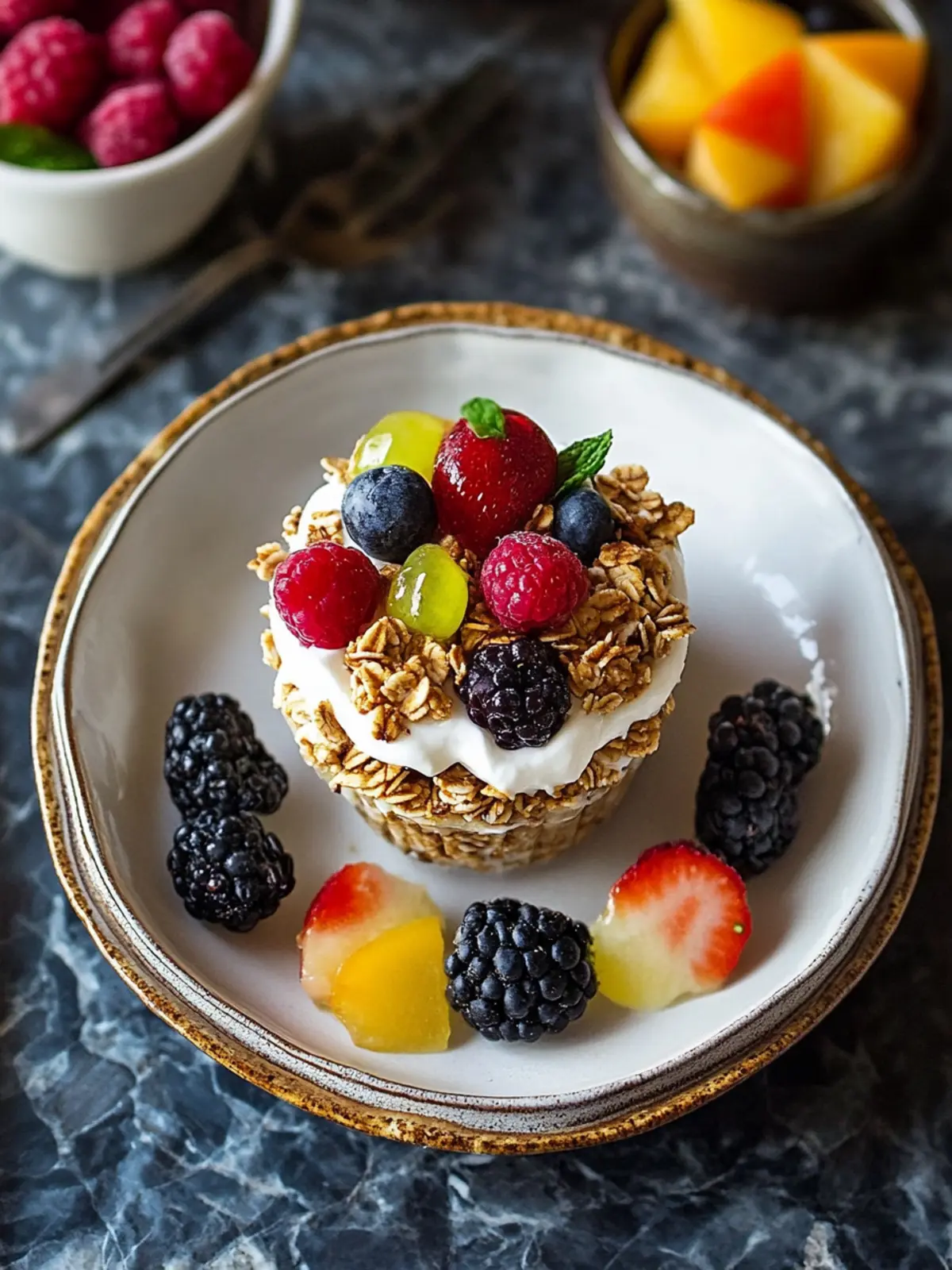 Breakfast Granola Cups
