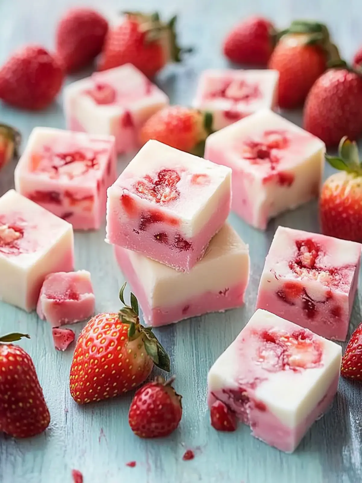 Irresistible Strawberries and Cream Fudge You’ll Love to Make 3 Strawberries and Cream Fudge
