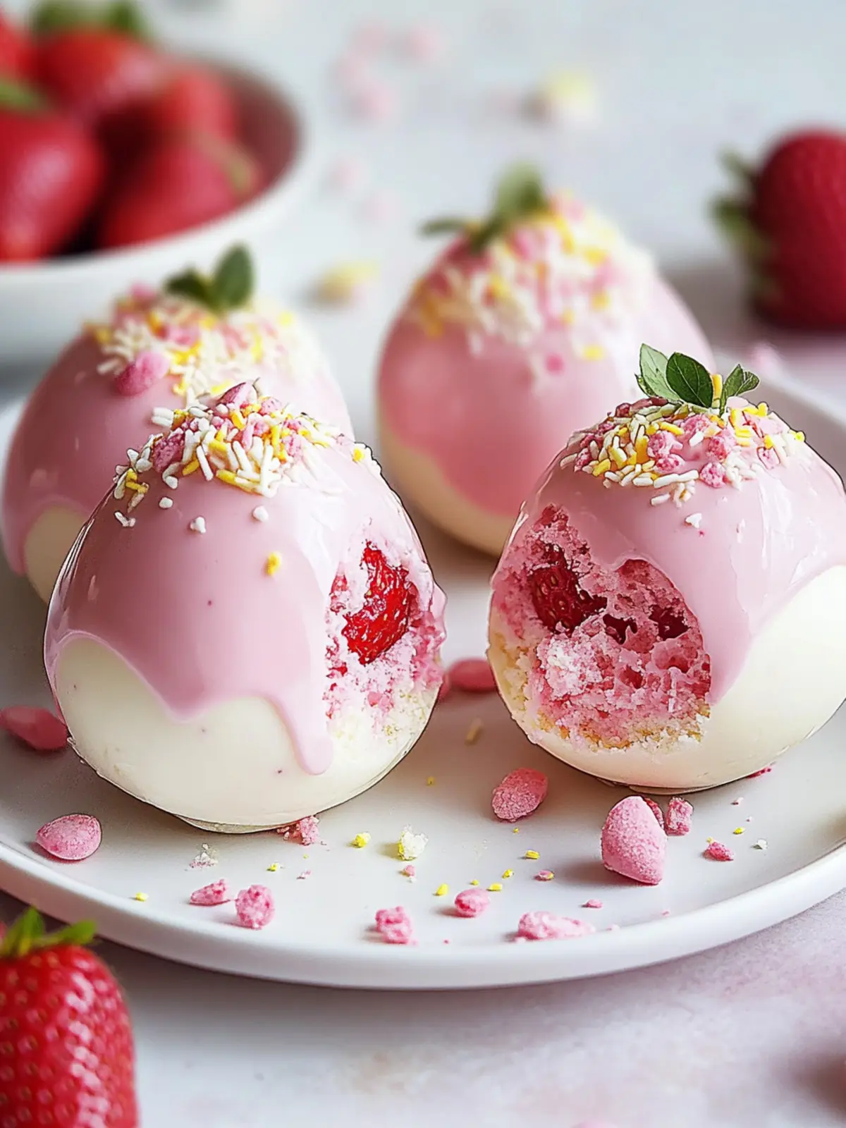 Strawberry Shortcake Easter Egg Bombs for a Sweet Spring Surprise 3 Strawberry Shortcake Easter Egg Bombs
