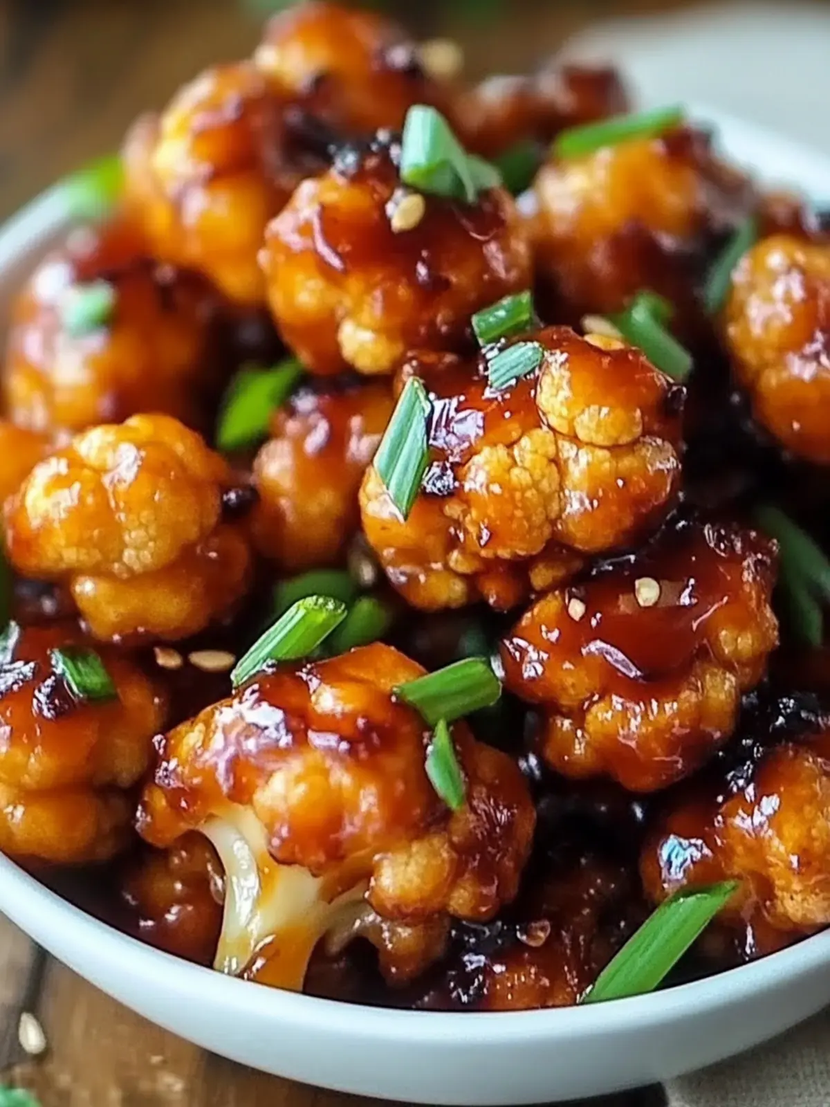 Maple Sriracha Cauliflower
