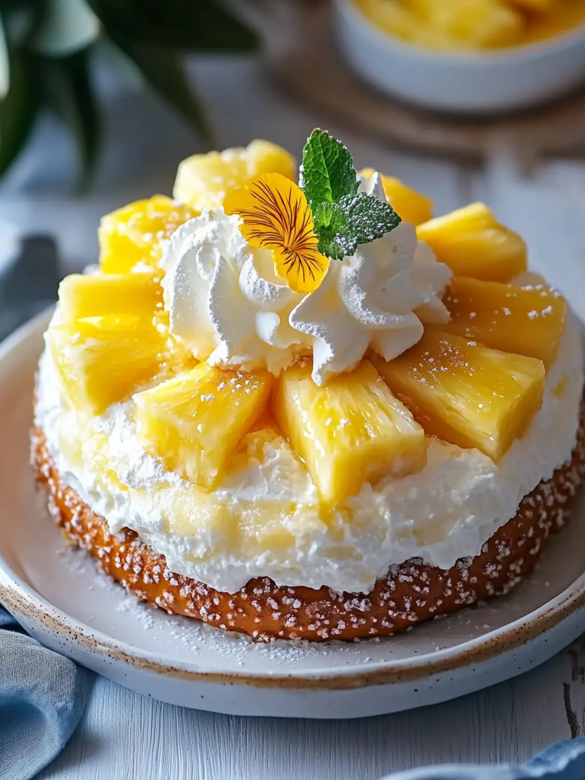 Easter Pineapple Pretzel Salad