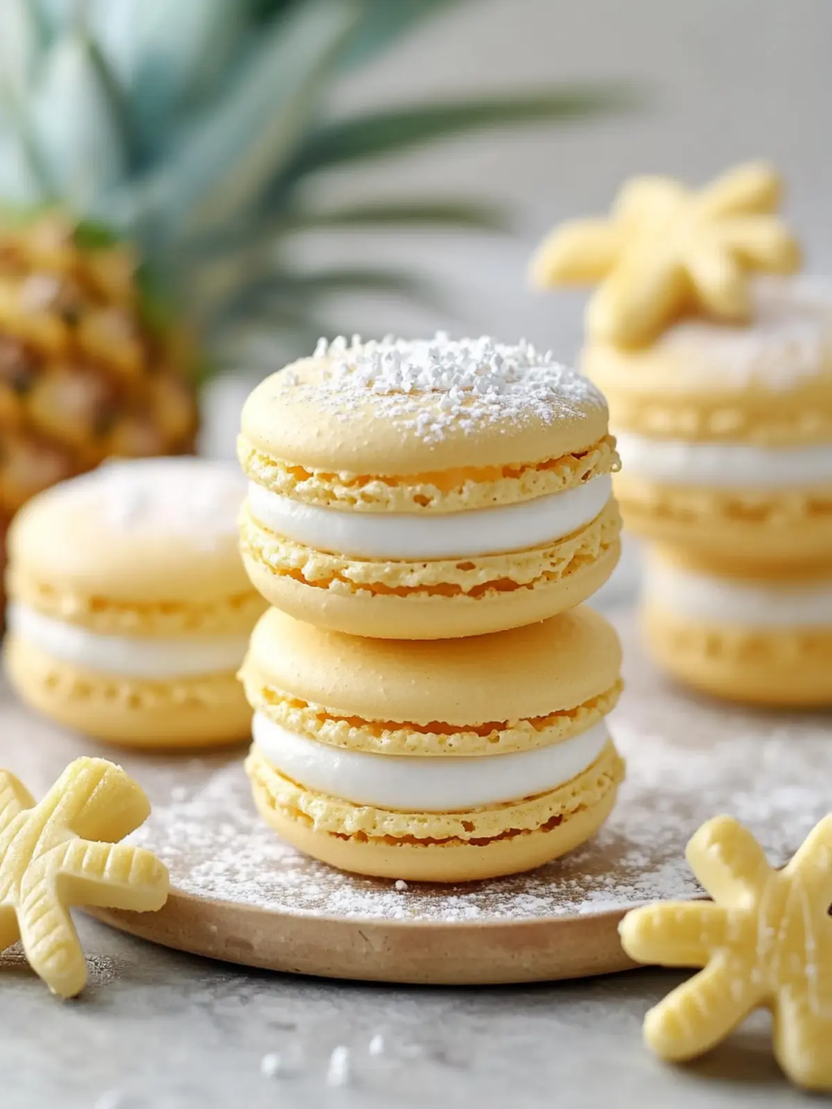 Pina Colada Macarons: Your Tropical Treat Adventure Awaits 5 Pina Colada Macarons