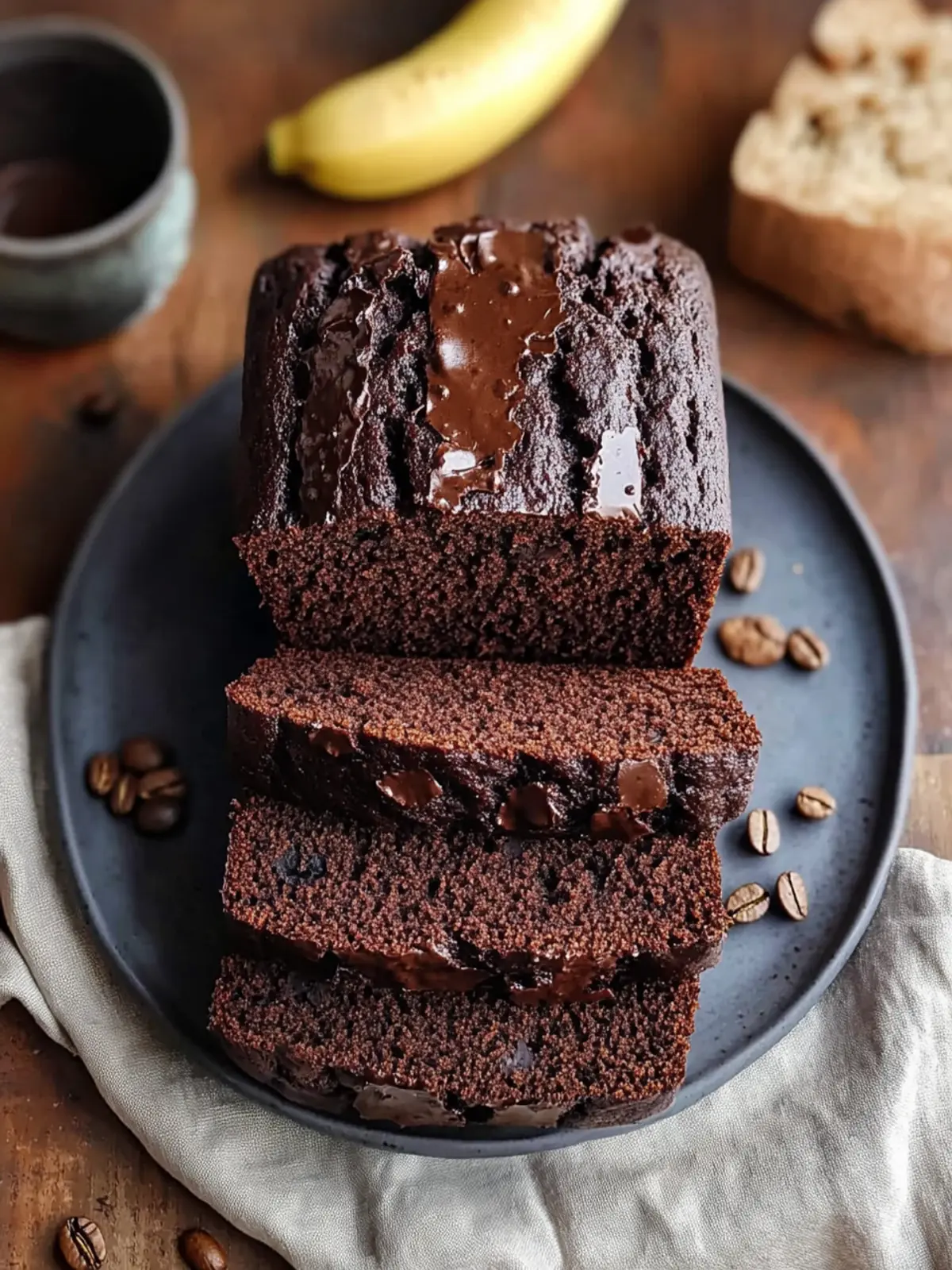 Moist Chocolate Espresso Banana Bread You'll Crave Daily 2 Chocolate Espresso Banana Bread