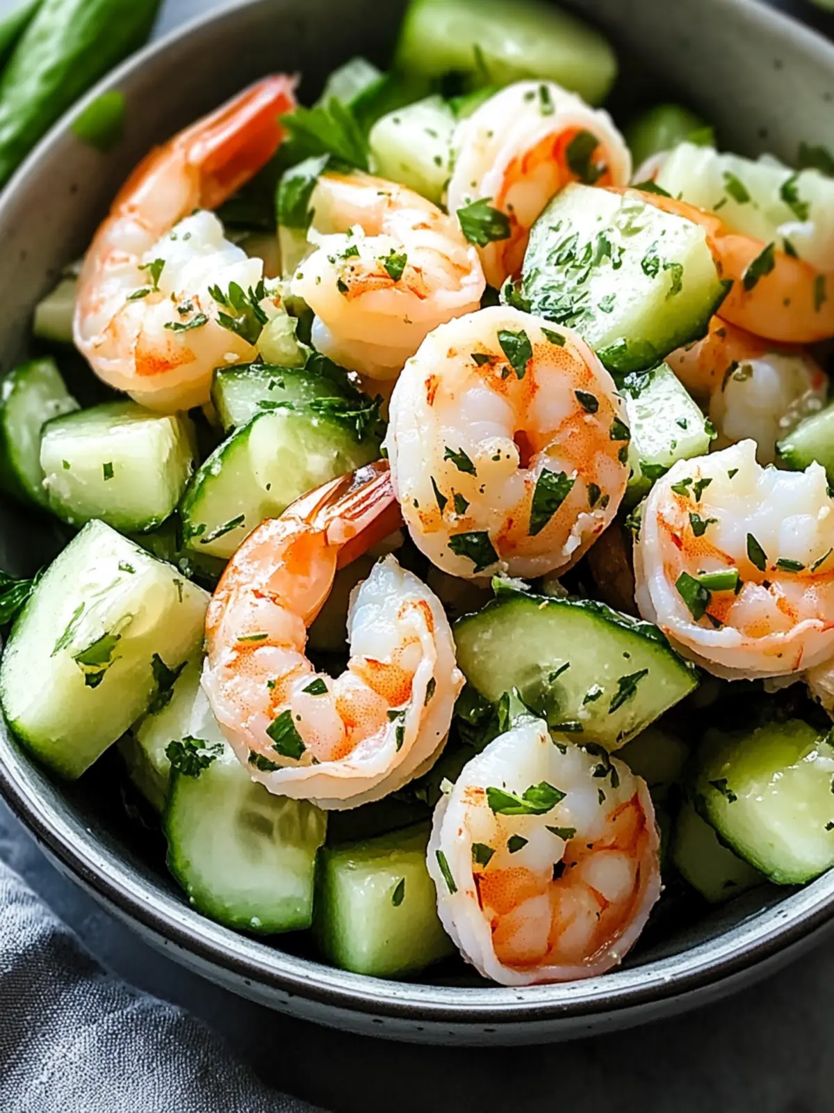 Zesty Cucumber Shrimp Salad: A Refreshing Summer Delight 4 Cucumber Shrimp Salad
