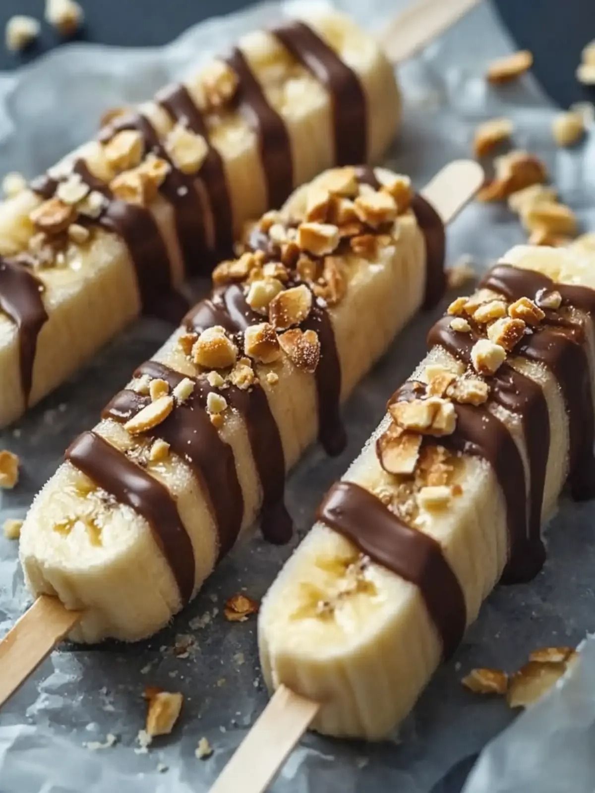 Guilt-Free Low Calorie Frozen Banana Snickers for Sweet Cravings 4 Low Calorie Frozen Banana Snickers