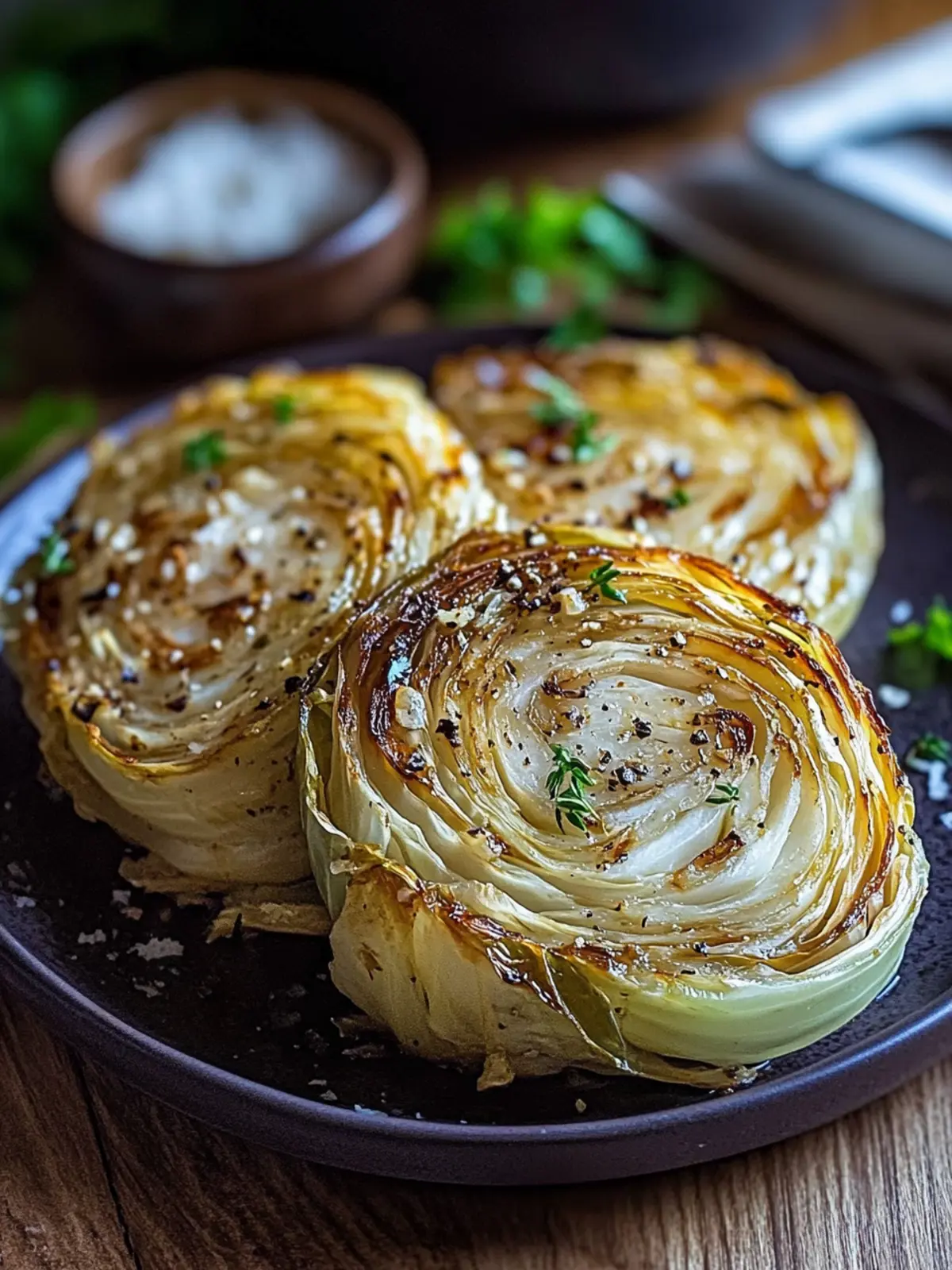 Oven Roasted Garlic Cabbage Steaks You’ll Crave Again and Again 2 Oven Roasted Garlic Cabbage Steaks