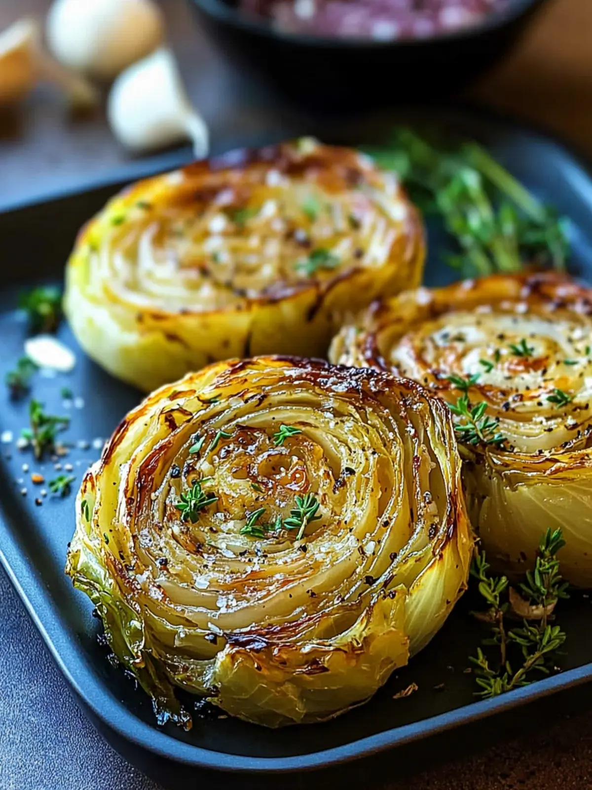 Oven Roasted Garlic Cabbage Steaks You’ll Crave Again and Again 3 Oven Roasted Garlic Cabbage Steaks