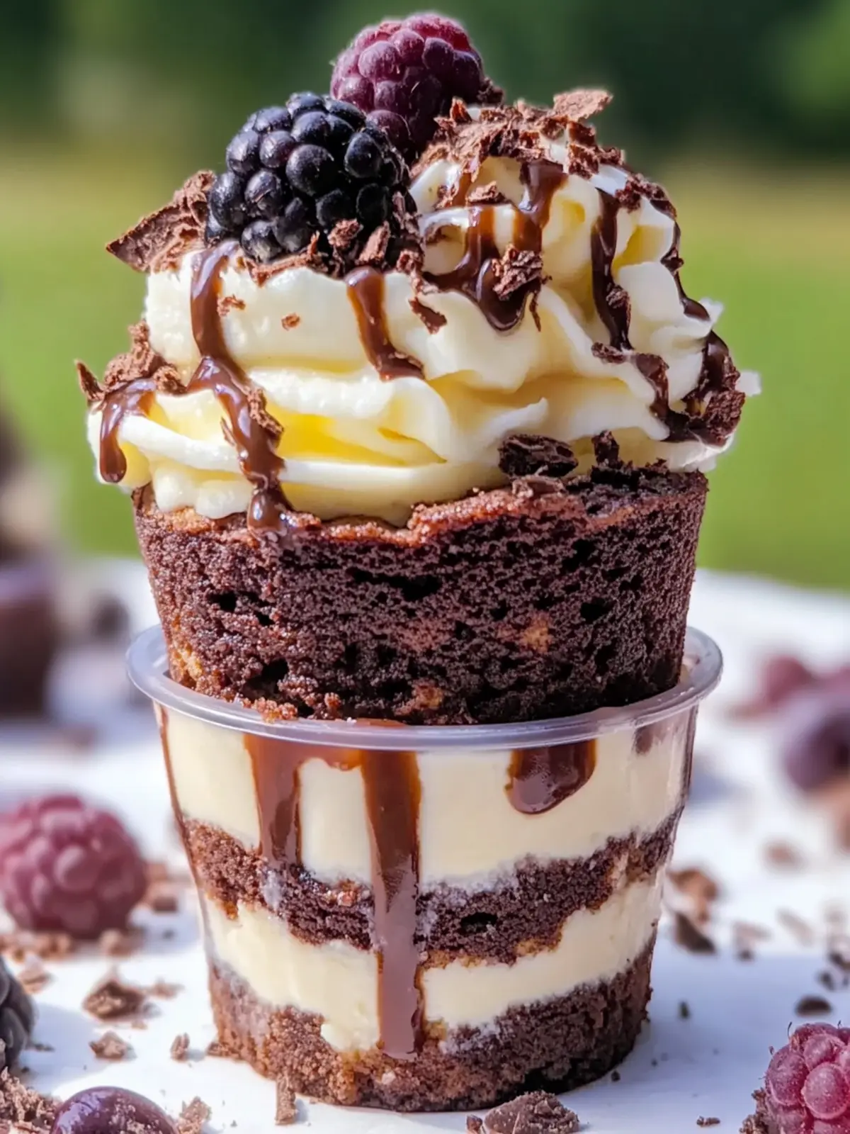 Loaded Brownie Cheesecake Cups: Your No-Bake Dessert Dream 5 Loaded Brownie Cheesecake Cups