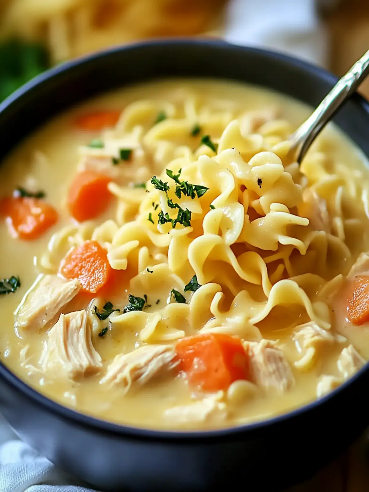 Creamy Crack Chicken Noodle Soup for Cozy Nights In 3 Creamy Crack Chicken Noodle Soup