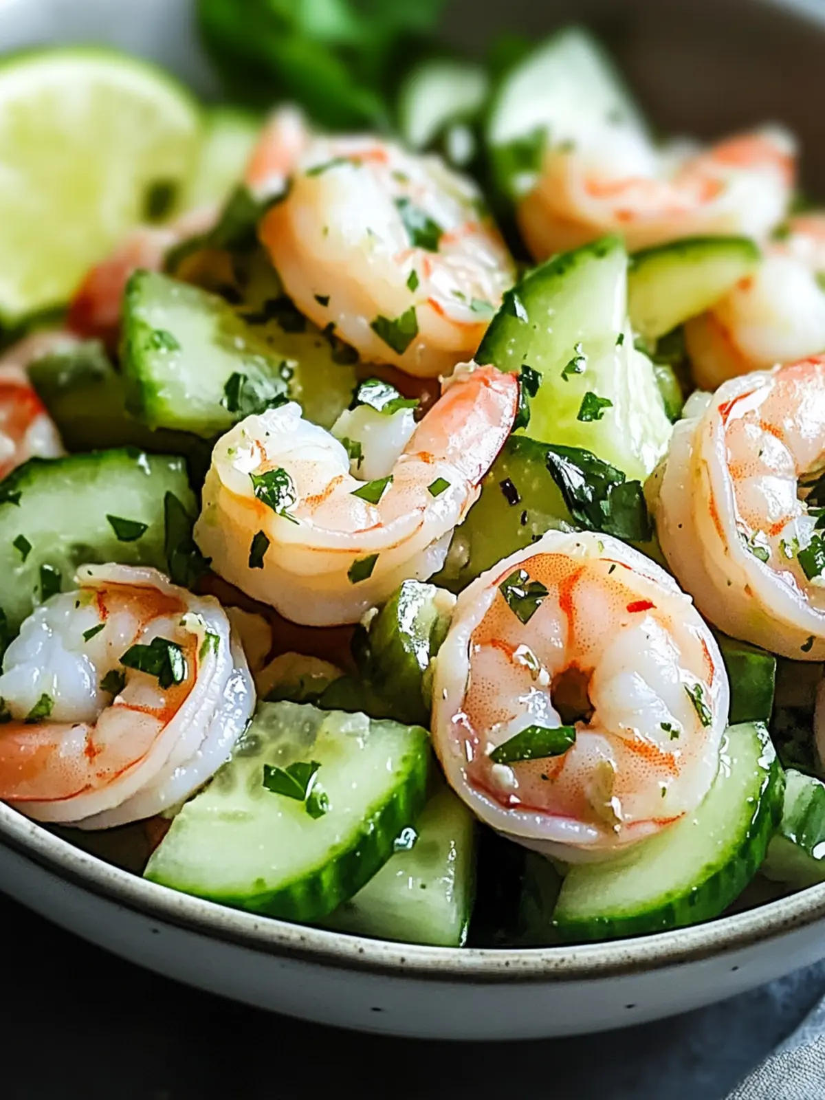 Zesty Cucumber Shrimp Salad: A Refreshing Summer Delight 2 Cucumber Shrimp Salad