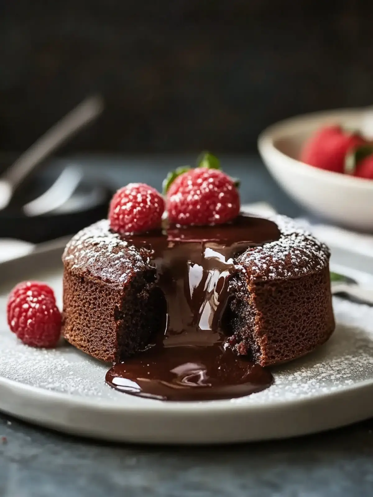Irresistible Chocolate Lava Cake in Just 25 Minutes 4 Chocolate Lava Cake