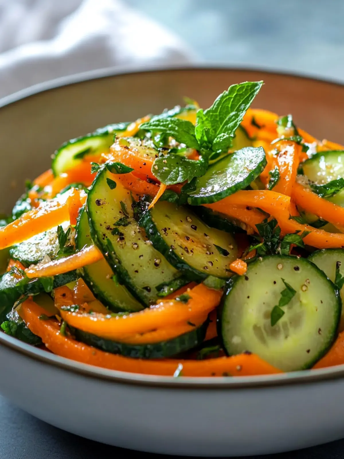 Spicy Cucumber Carrot Salad for a Refreshing Summer Twist 4 Cucumber Carrot Salad