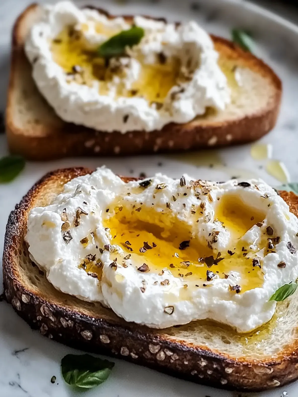 Whipped Ricotta Honey Toast: A Creamy Delight for Breakfast Bliss 3 Whipped Ricotta Honey Toast