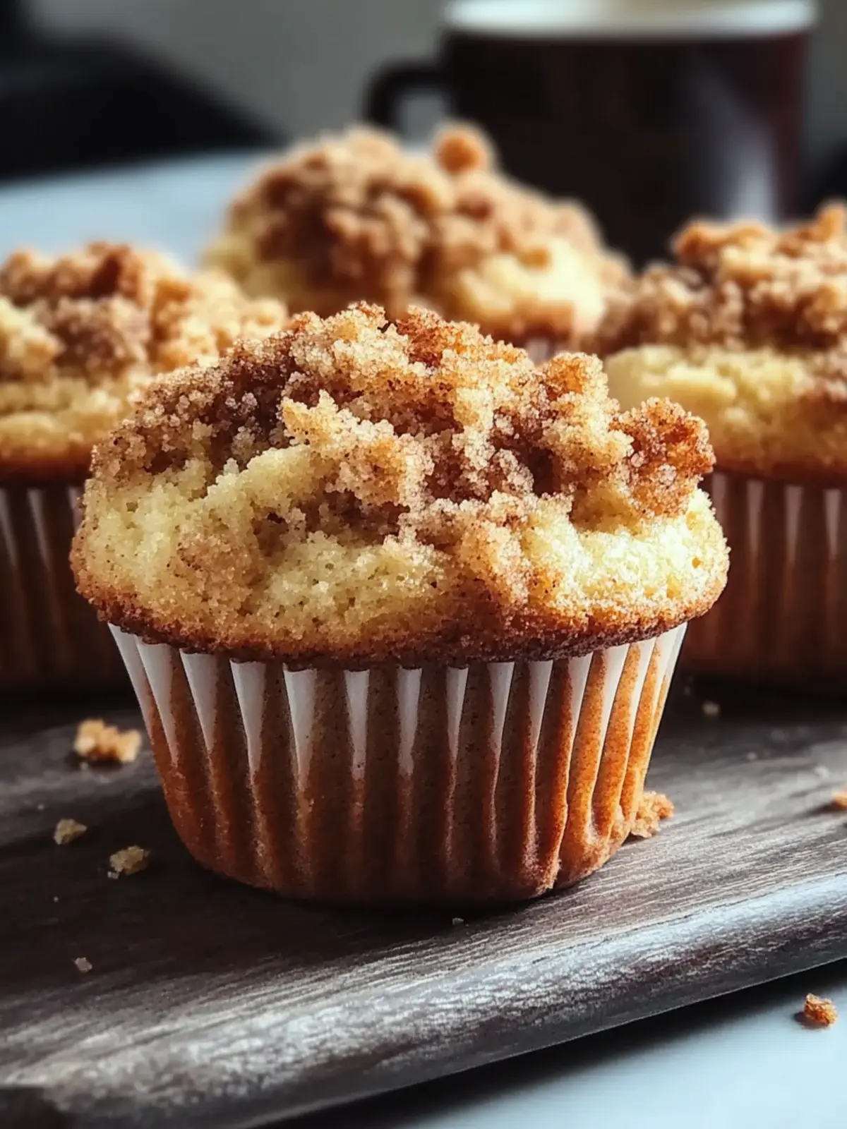 Coffee Cake Muffins with Crumble Magic for Cozy Mornings 5 Coffee Cake Muffins with Crumble Magic