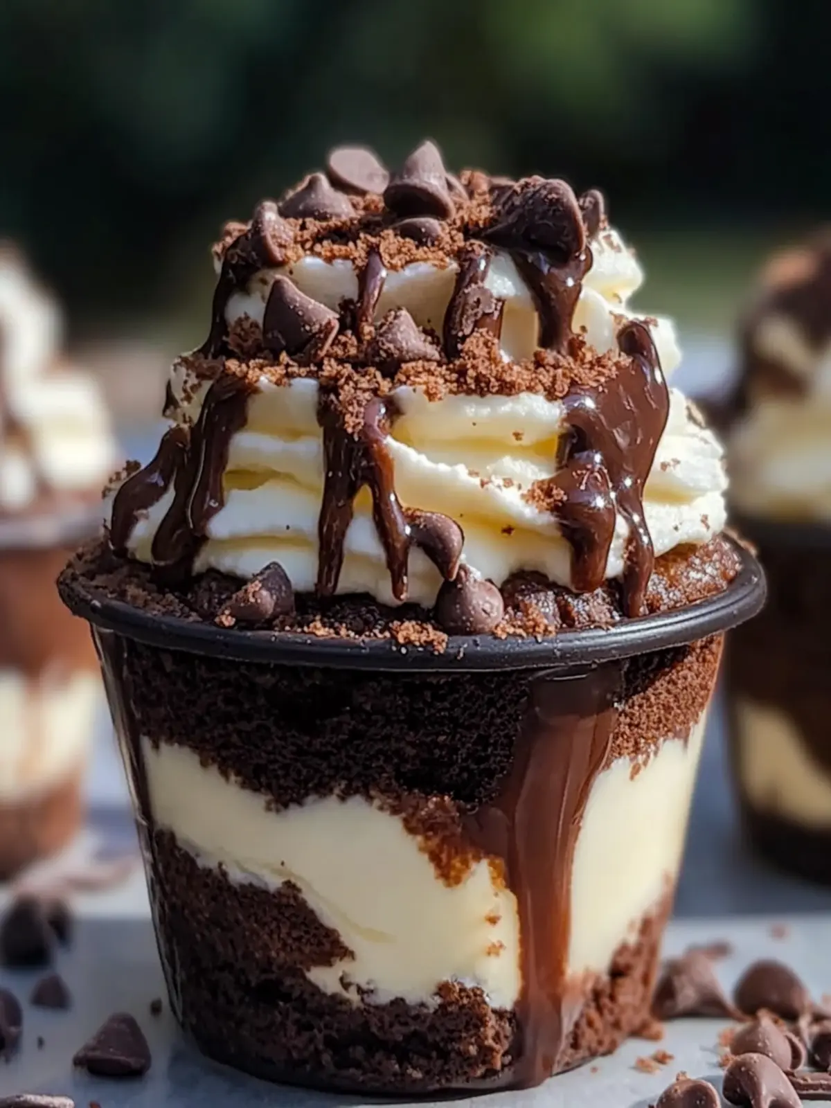 Loaded Brownie Cheesecake Cups: Your No-Bake Dessert Dream 2 Loaded Brownie Cheesecake Cups