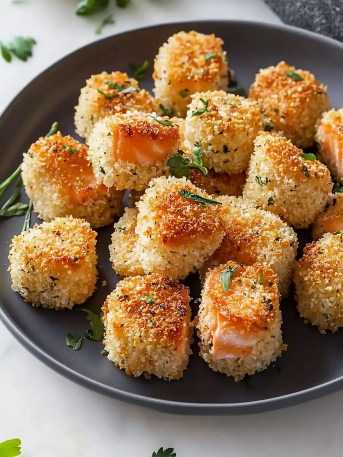 Crispy Panko Crusted Salmon Bites That Kids Will Love 4 Panko Crusted Salmon Bites