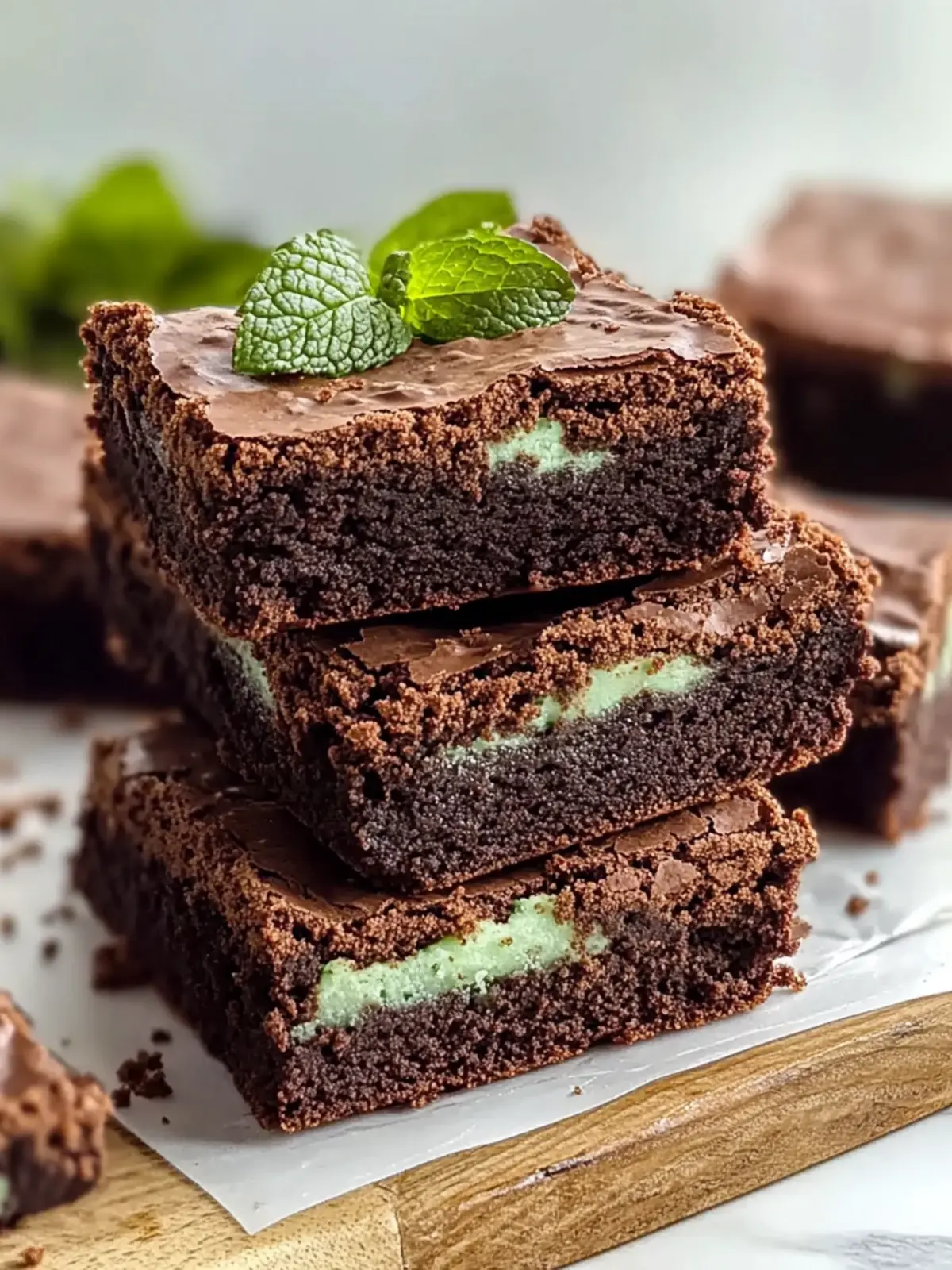 Irresistibly Creamy Mint Brownies for Quick Gourmet Treats 3 Mint Brownies