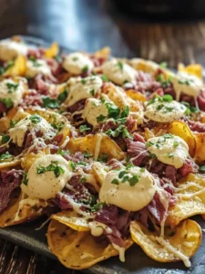 Savor St. Patrick's Day Irish Nachos with Corned Beef & Cabbage 6 St. Patricks Day Irish Nachos Recipe With Corned Beef and Cabbage