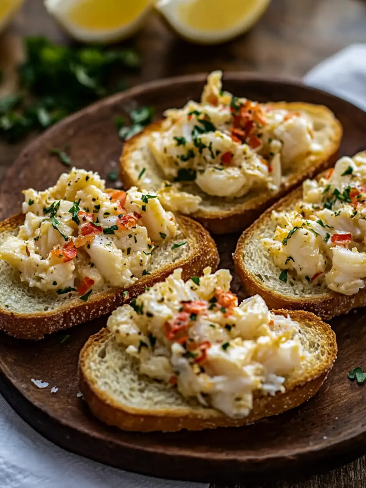 Garlic Butter Crab Toasts That Wow at Every Gathering 4 Garlic Butter Crab Toasts