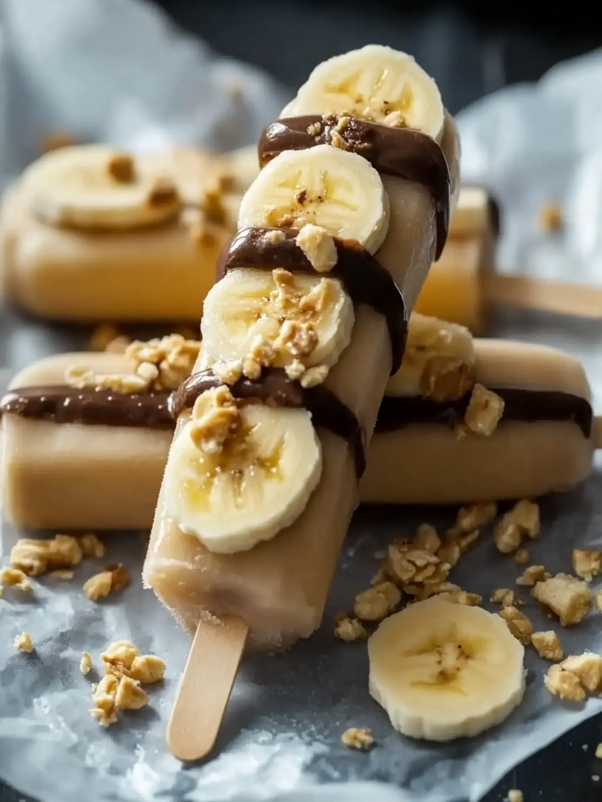 Guilt-Free Low Calorie Frozen Banana Snickers for Sweet Cravings 2 Low Calorie Frozen Banana Snickers