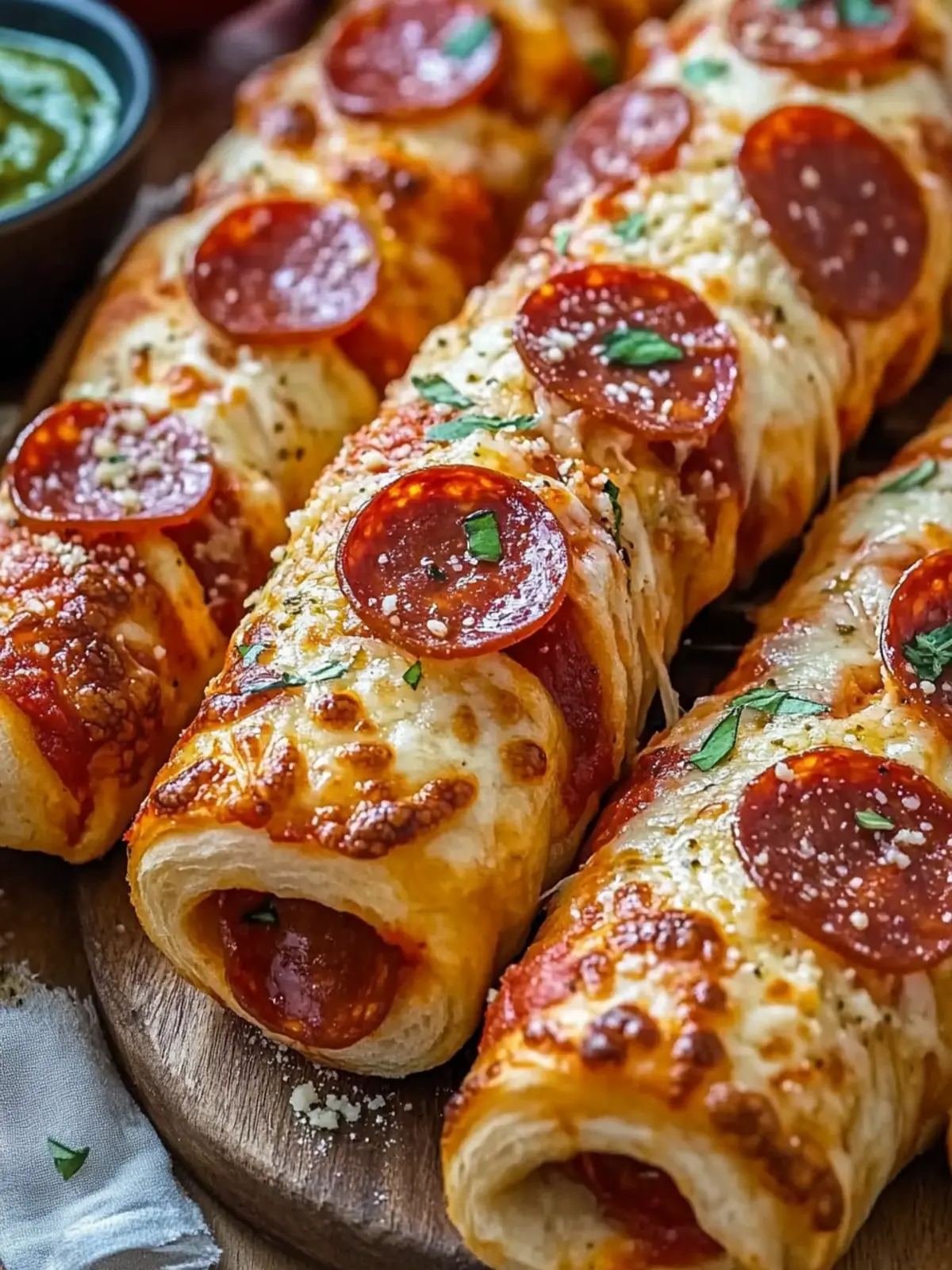 Pepperoni Pizza Roll Breadsticks for Ultimate Snack Bliss 3 Pepperoni Pizza Roll Breadsticks