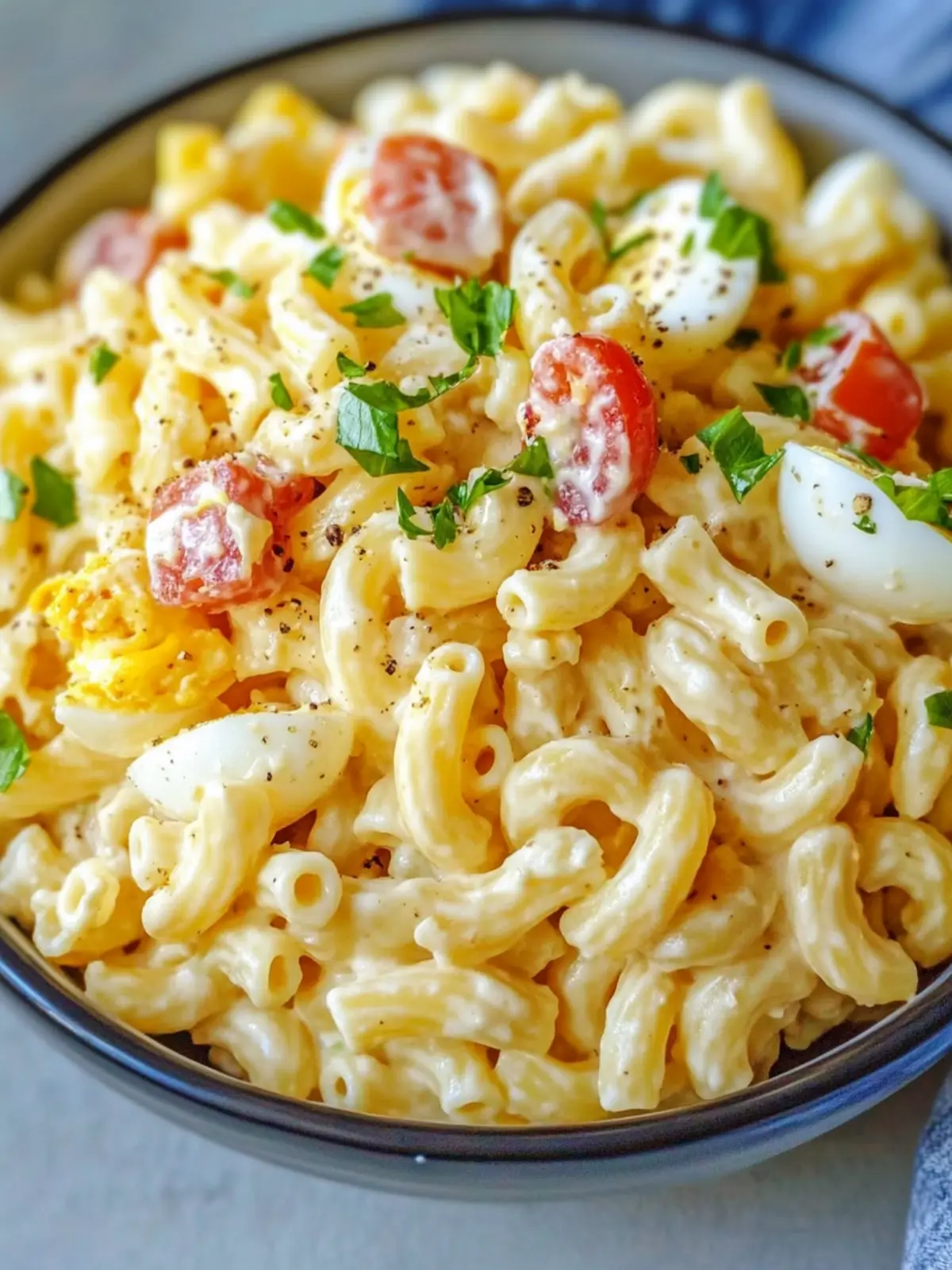 Deviled Egg Pasta Salad: Creamy Perfection for Every Gathering 3 Deviled Egg Pasta Salad