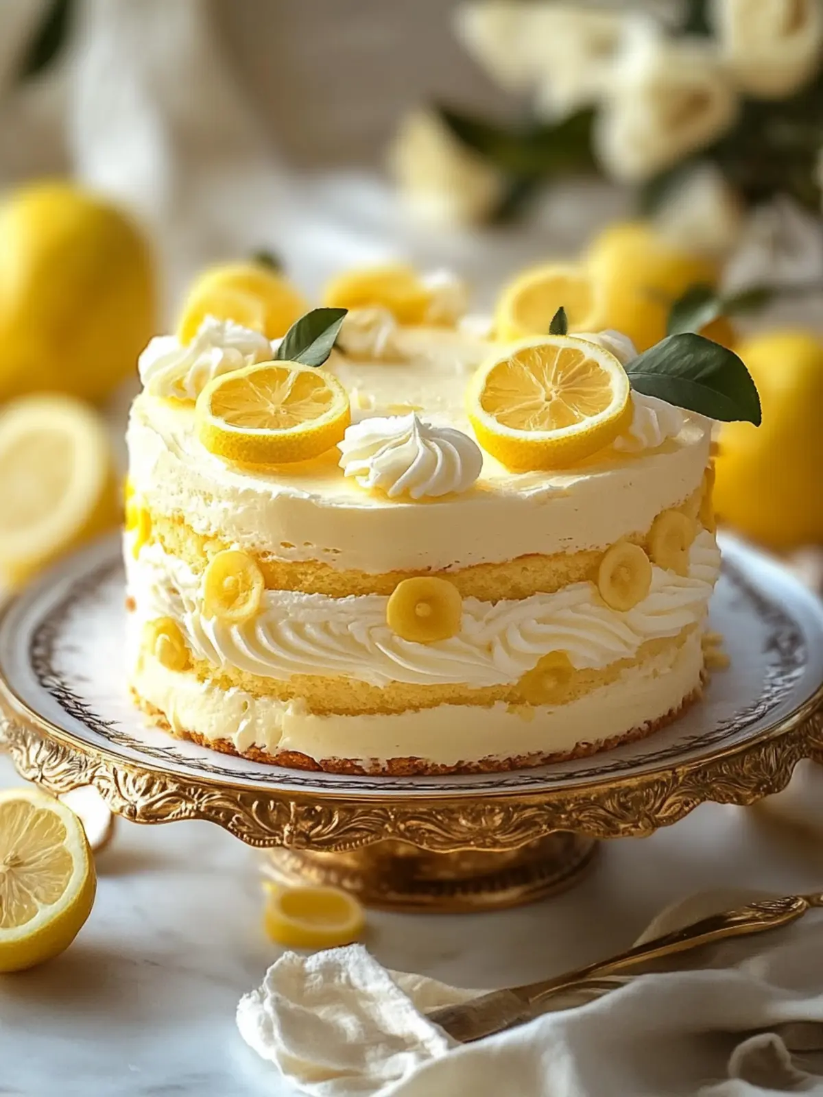 Lemon Cakes Great Gatsby: Classic Twist for Your Table 3 Lemon Cakes Great Gatsby