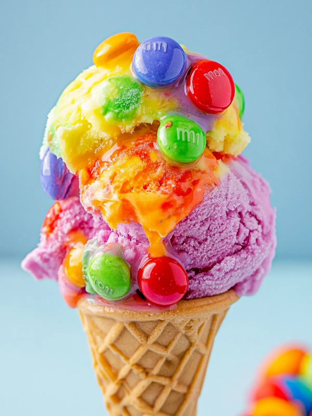 Skittles Ice Cream