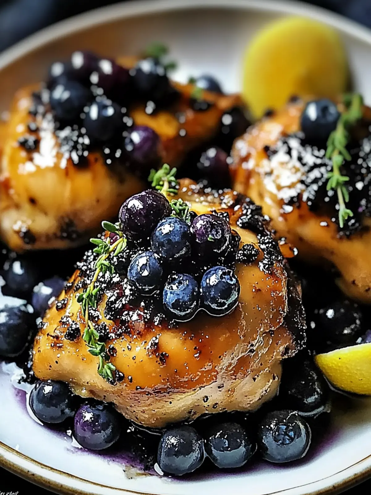 Savory Blueberry Thyme Chicken: Easy Weeknight Wonder 2 Blueberry Thyme Chicken