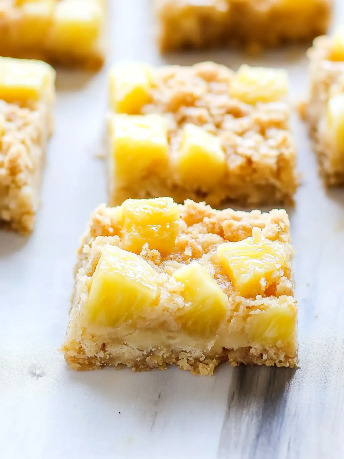 Taste Paradise with Easy Pineapple Crumble Bars Recipe 3 Pineapple Crumble Bars