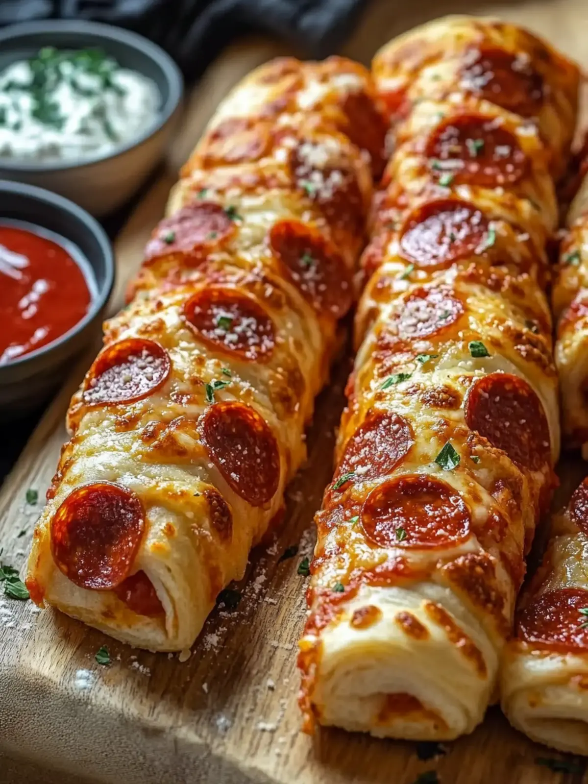 Pepperoni Pizza Roll Breadsticks for Ultimate Snack Bliss 4 Pepperoni Pizza Roll Breadsticks