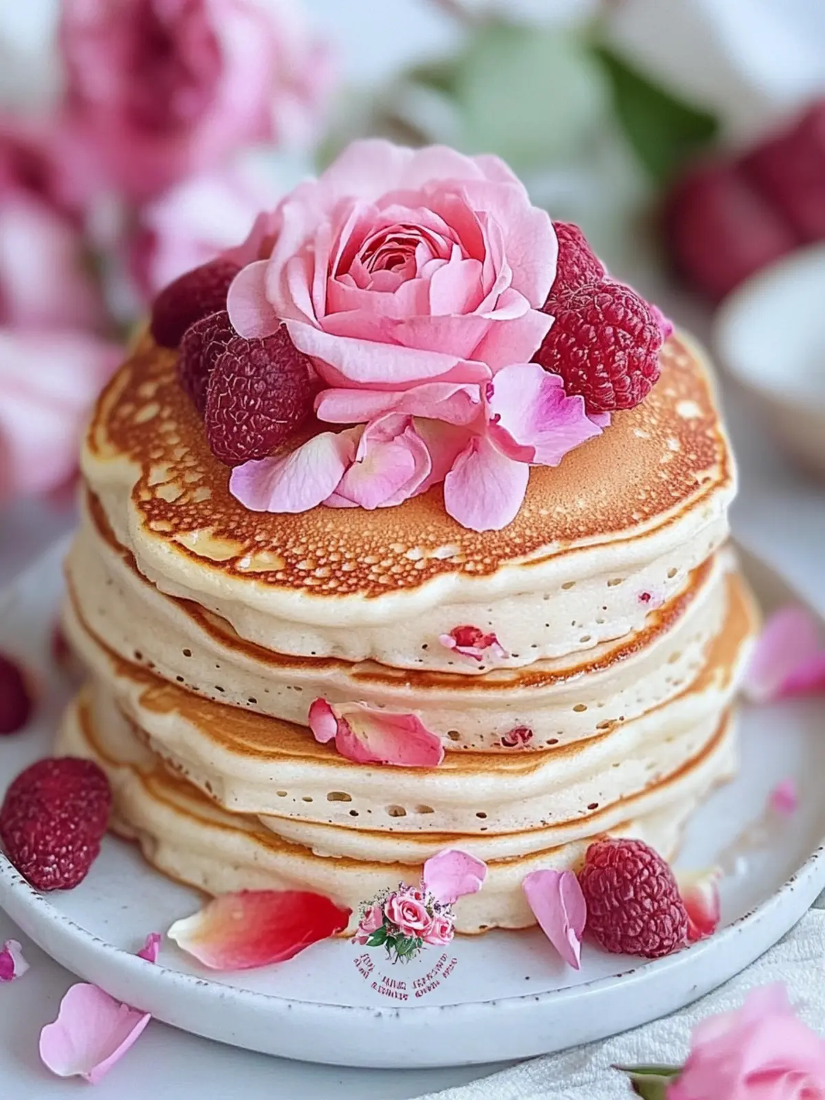 Rose Water Pancakes: Fluffy Floral Delights for Brunch Bliss 4 Rose Water Pancakes