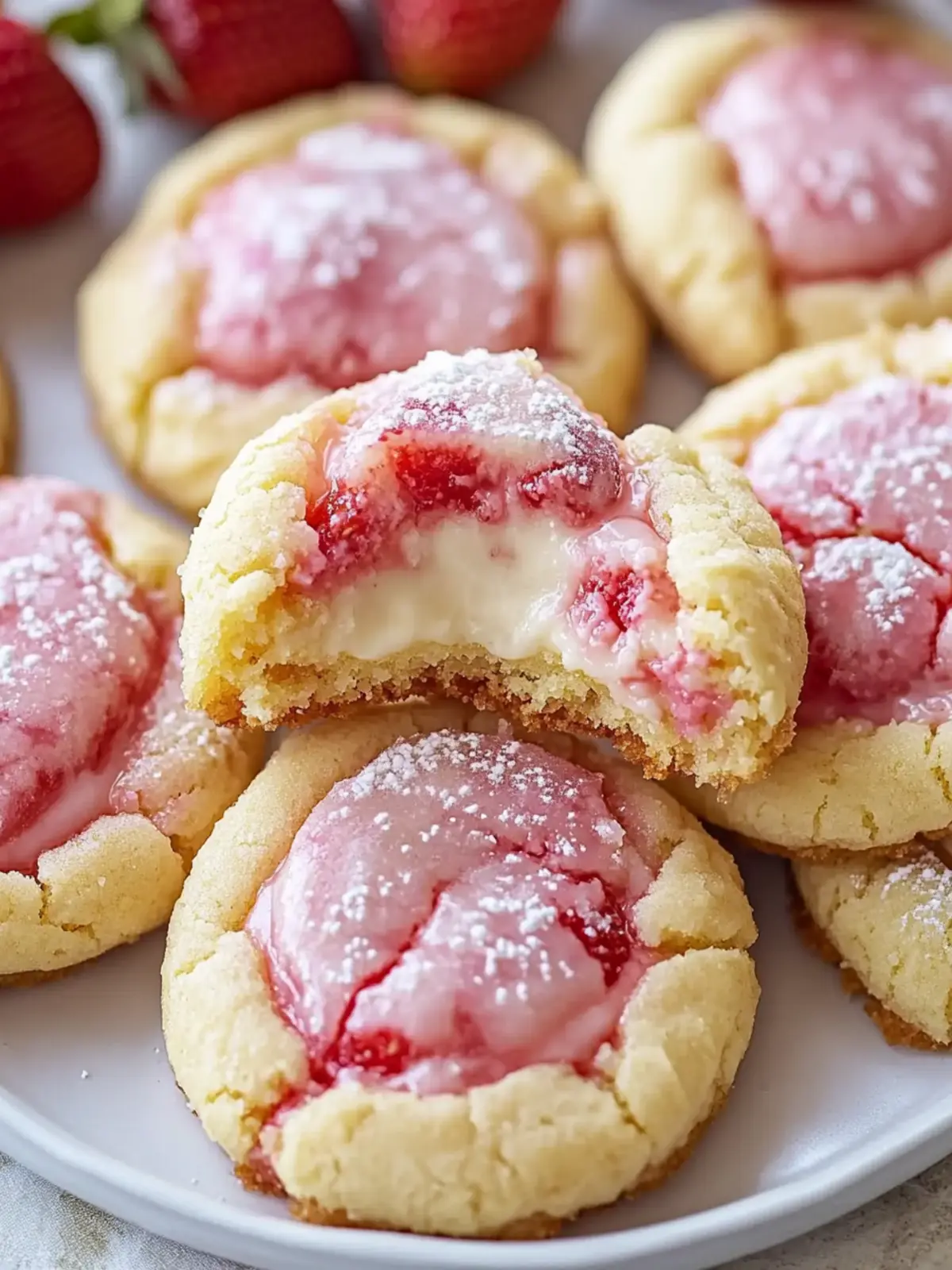 Easy Strawberry Cheesecake Cookies – Irresistibly Delicious Bites