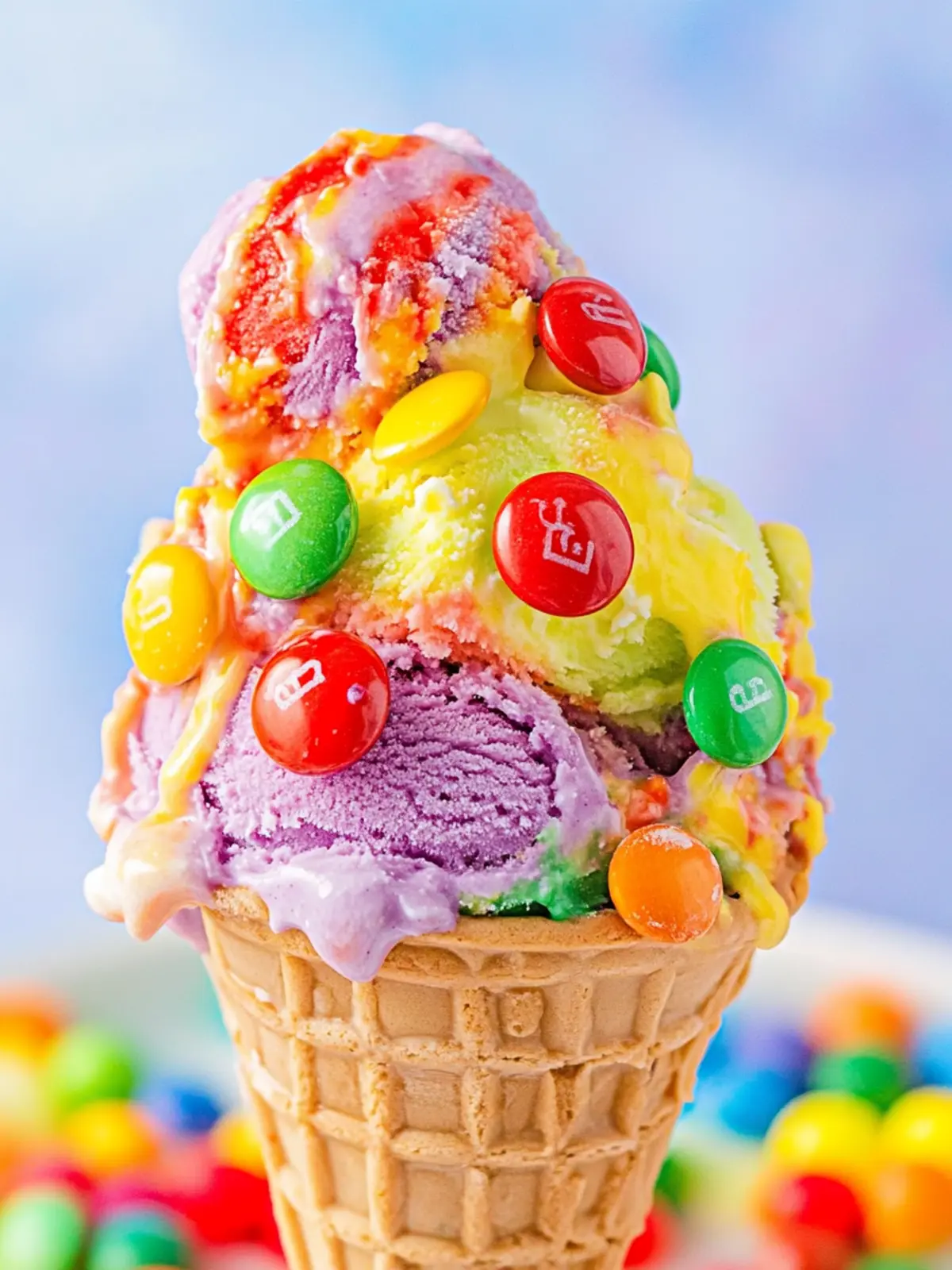 Skittles Ice Cream