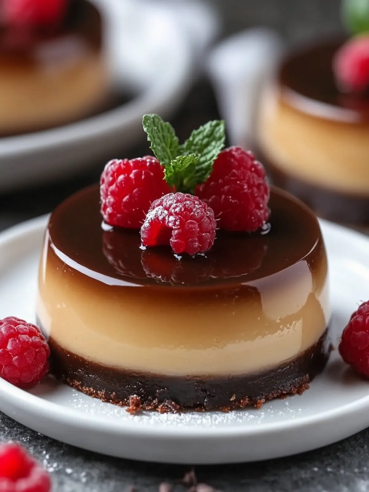 Mini Choco Flan: Irresistibly Easy Mexican Dessert Delight 4 Mini Choco Flan