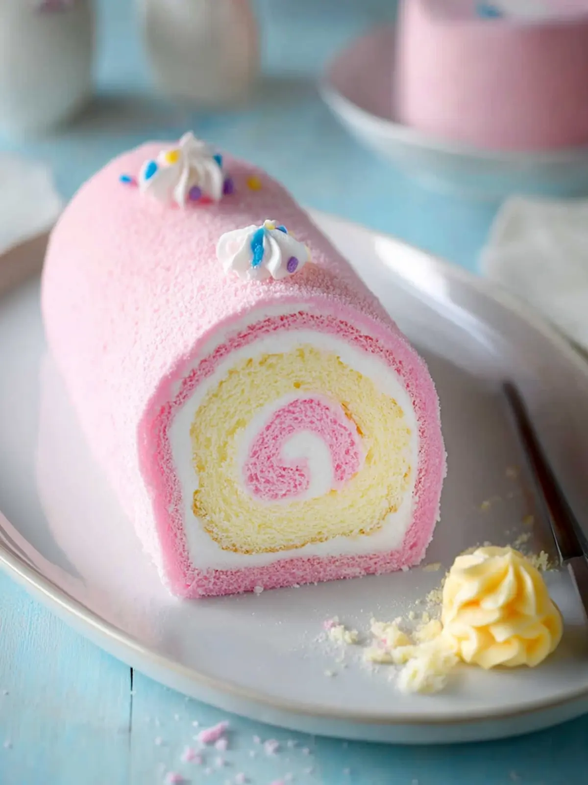 Whip Up a Dreamy Japanese Cotton Candy Swiss Cake Roll 2 Japanese Cotton Candy Swiss Cake Roll