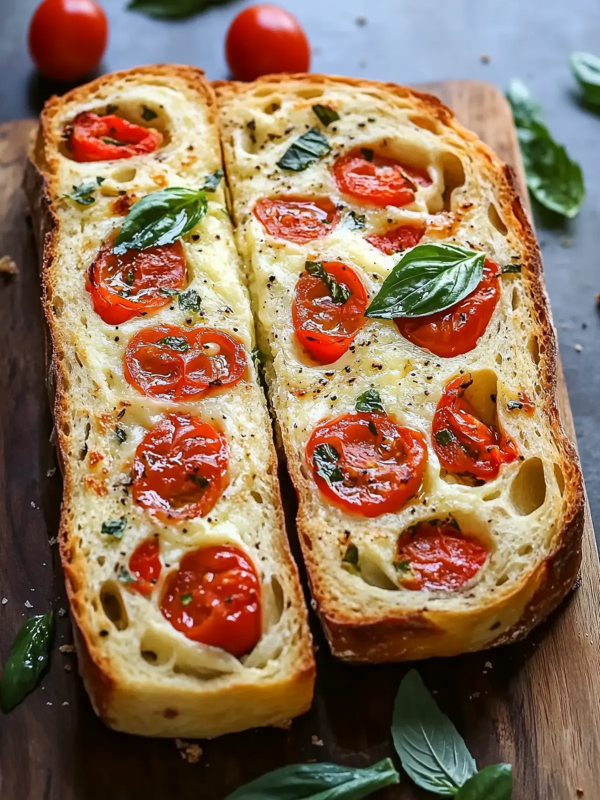 Savory Caprese Bread: A Quick Twist on Italian Comfort Food 5 Caprese Bread