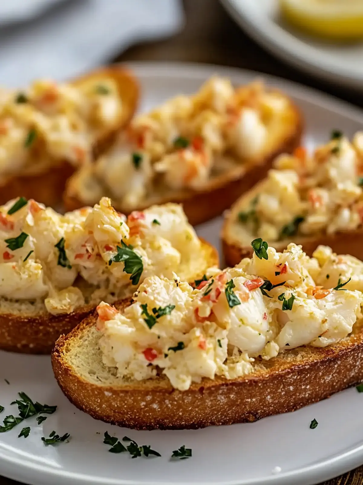 Garlic Butter Crab Toasts That Wow at Every Gathering 2 Garlic Butter Crab Toasts