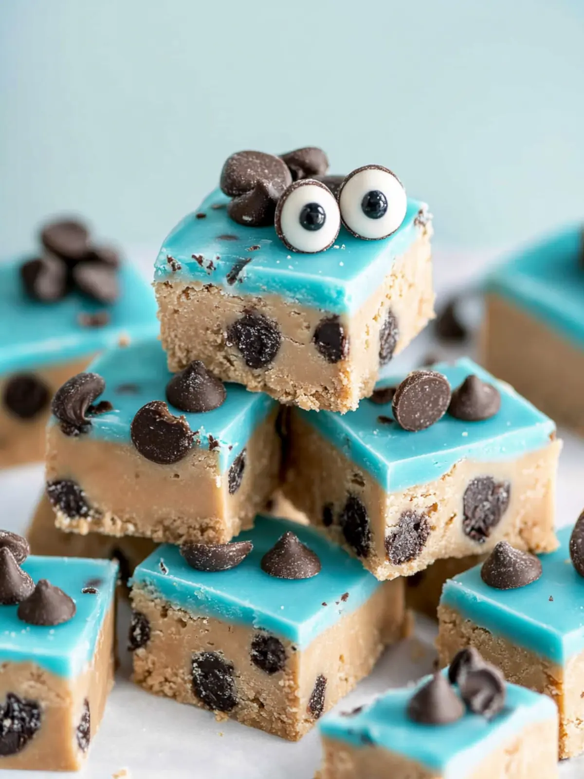 Get Creative with Cookie Monster Fudge: Easy No-Bake Fun! 2 Cookie Monster Fudge