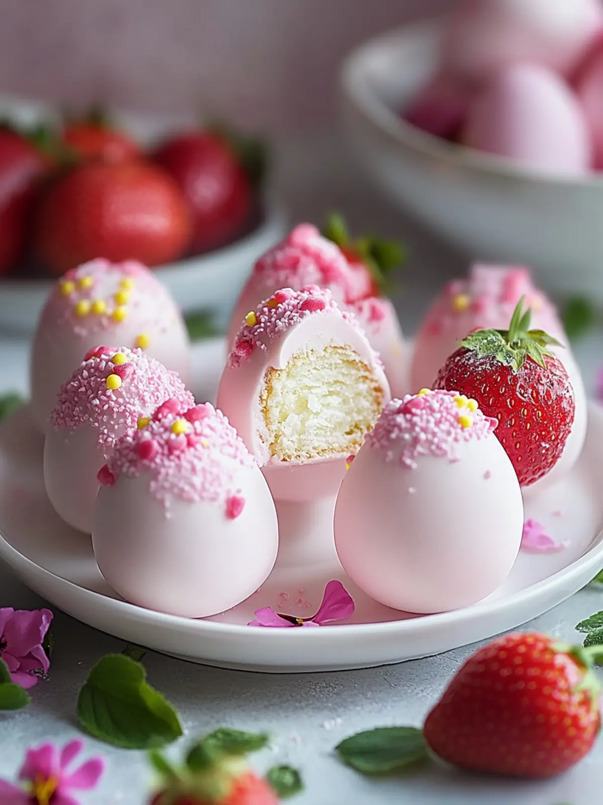 Strawberry Shortcake Easter Egg Bombs for a Sweet Spring Surprise 5 Strawberry Shortcake Easter Egg Bombs