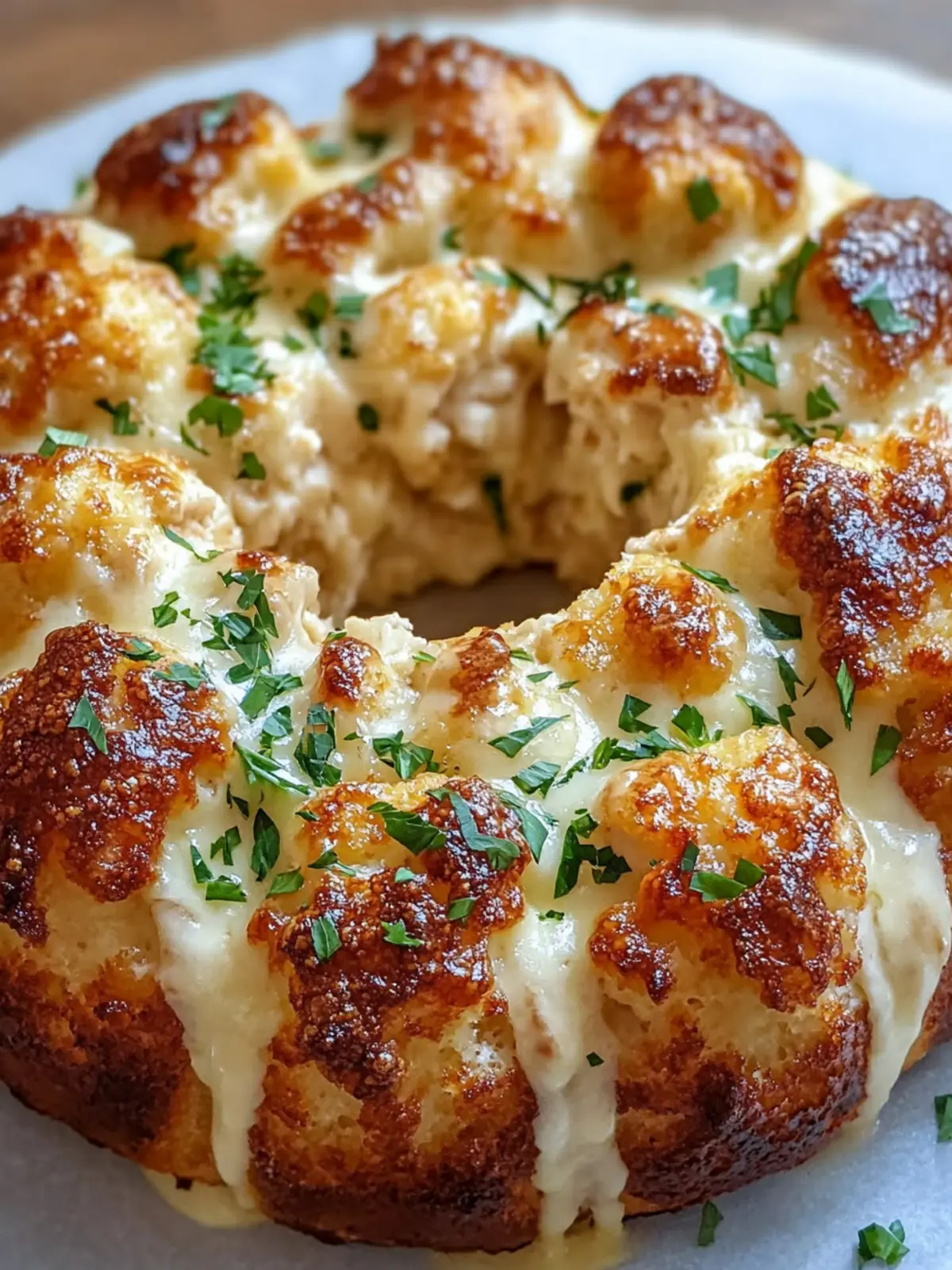 Irresistible Chicken Alfredo Monkey Bread for the Ultimate Comfort 2 Chicken Alfredo Monkey Bread