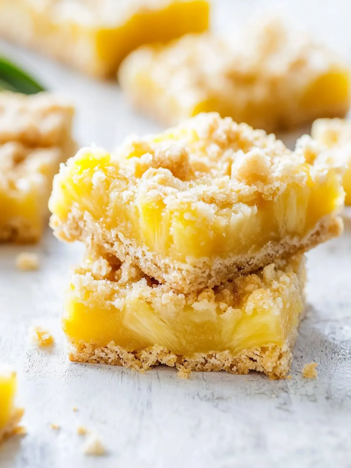 Taste Paradise with Easy Pineapple Crumble Bars Recipe 4 Pineapple Crumble Bars