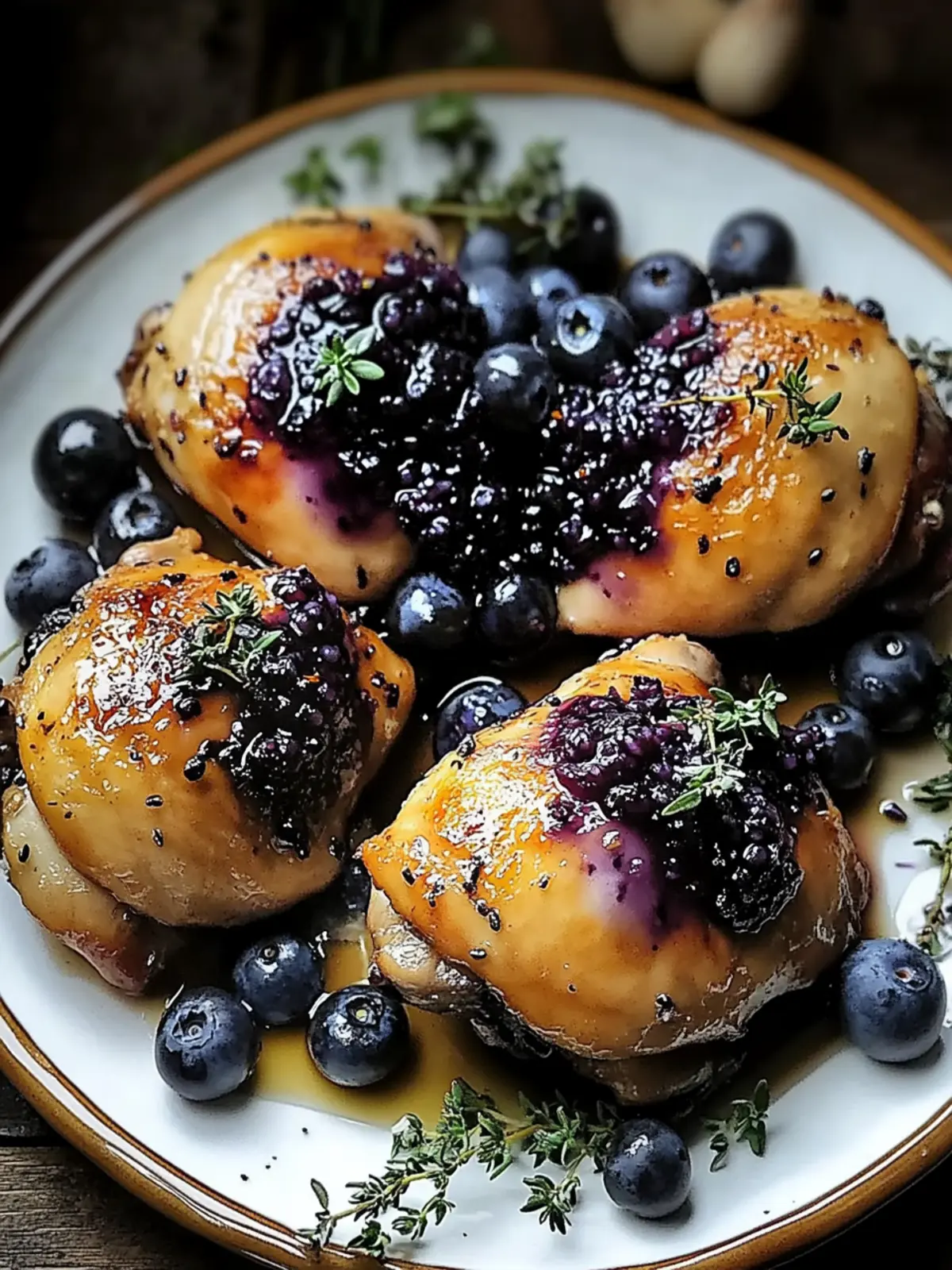 Savory Blueberry Thyme Chicken: Easy Weeknight Wonder 4 Blueberry Thyme Chicken
