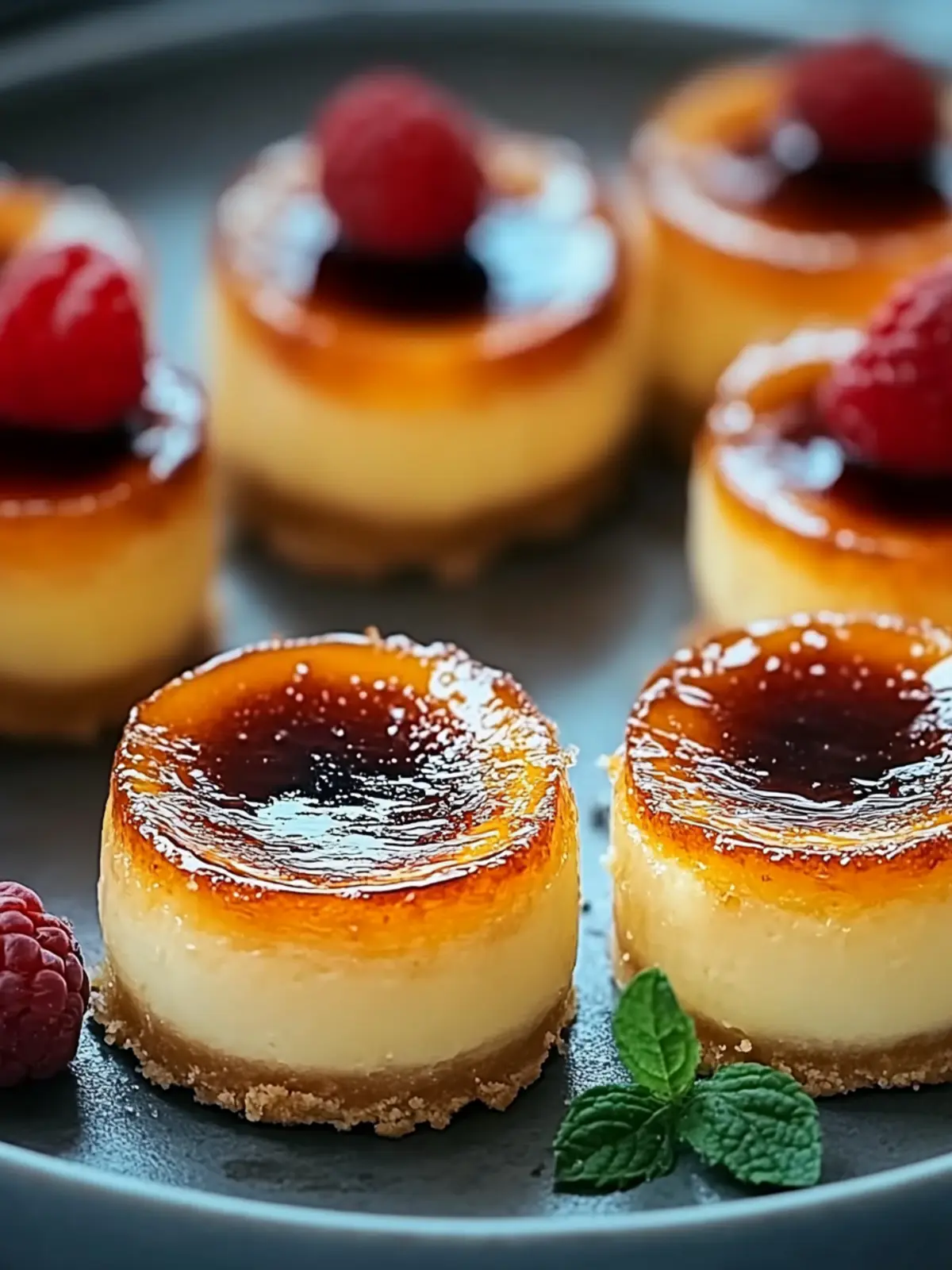 Mini Creme Brulee Cheesecakes for Effortless Elegance at Home 4 Mini Creme Brulee Cheesecakes