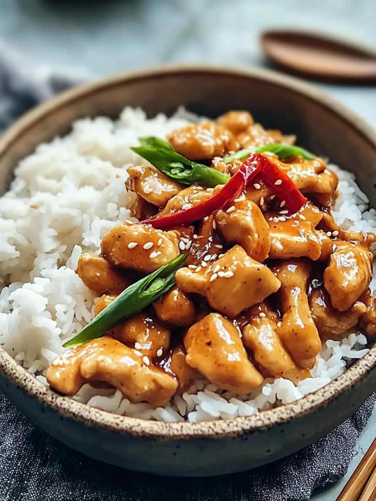 Chinese Peanut Butter Chicken